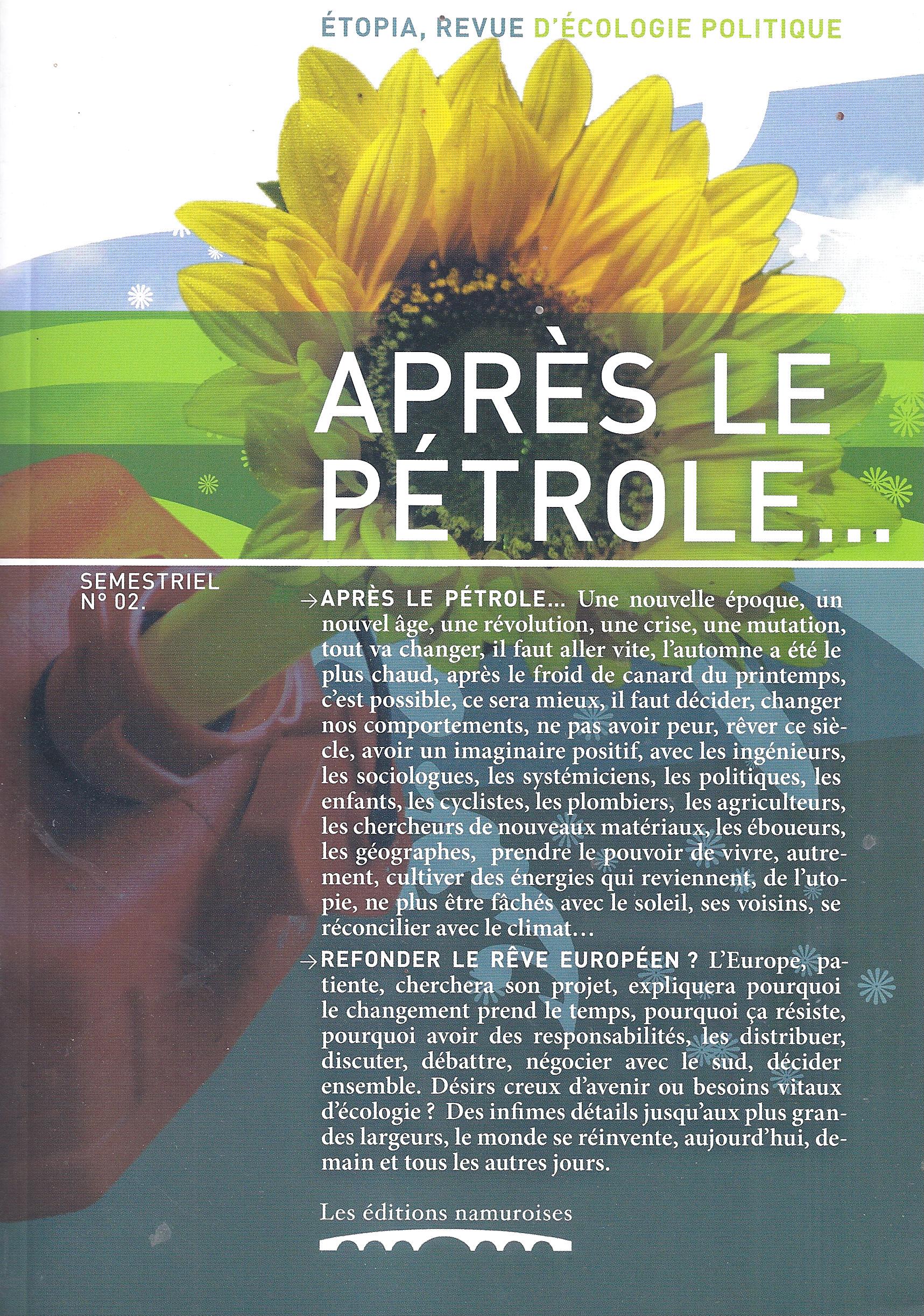 Etopia 02 : Après le pétrole