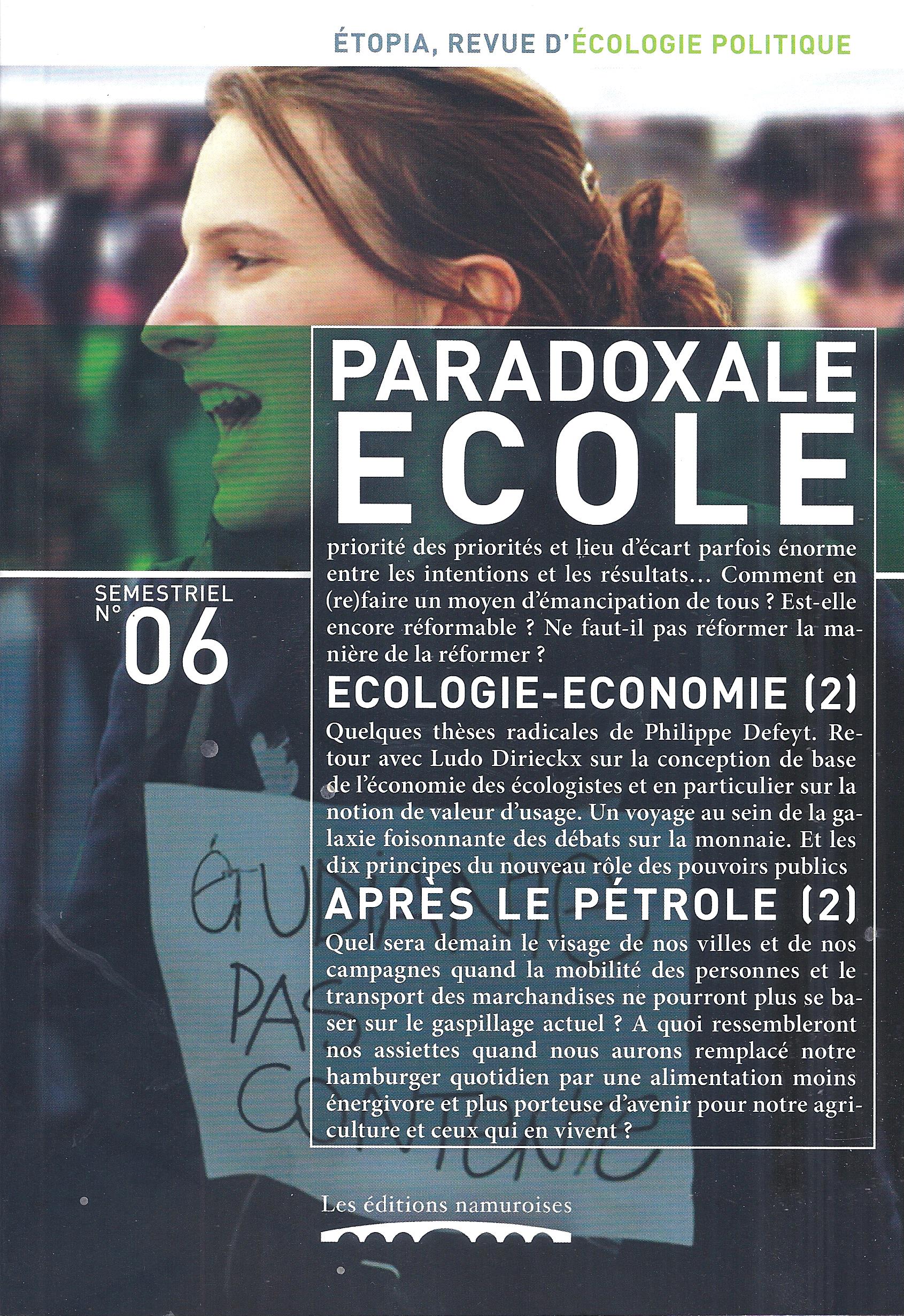 Etopia 06 : Paradoxale école